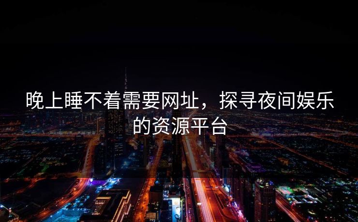 晚上睡不着需要网址，探寻夜间娱乐的资源平台